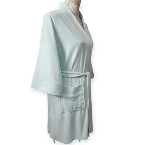 Vintage Vanity Fair Soft Pastel Green Bathrobe Size Large